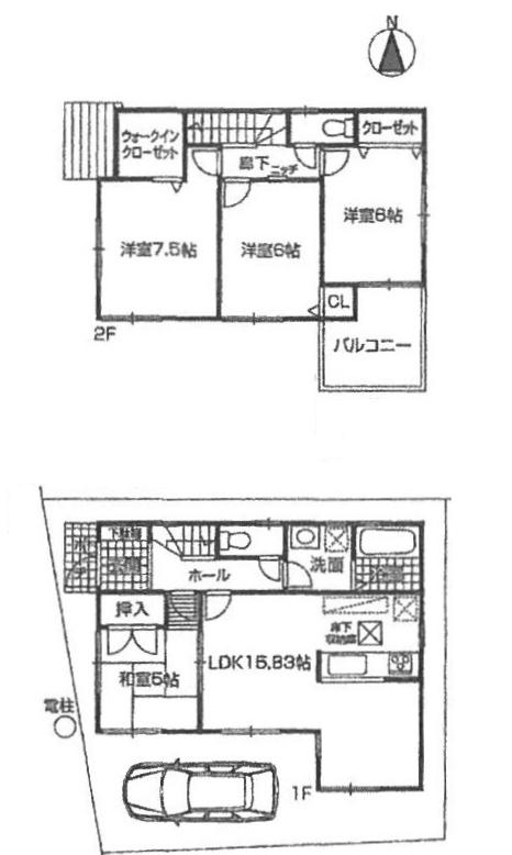 Floor plan. (No. 1 point), Price 29,800,000 yen, 4LDK, Land area 84.62 sq m , Building area 94.5 sq m