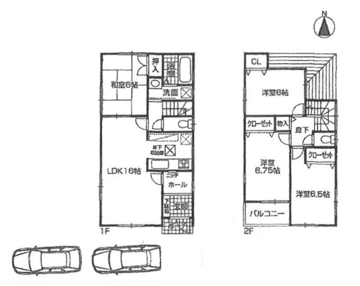 Floor plan. (No. 4 locations), Price 27,800,000 yen, 4LDK, Land area 108.95 sq m , Building area 95.58 sq m