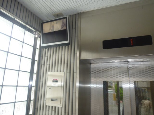 lobby. It is safe because there is a security camera