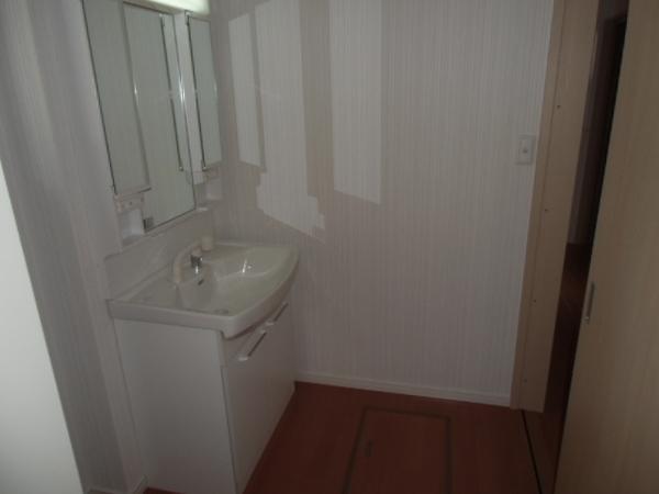 Wash basin, toilet. Directing the room is fine basin space