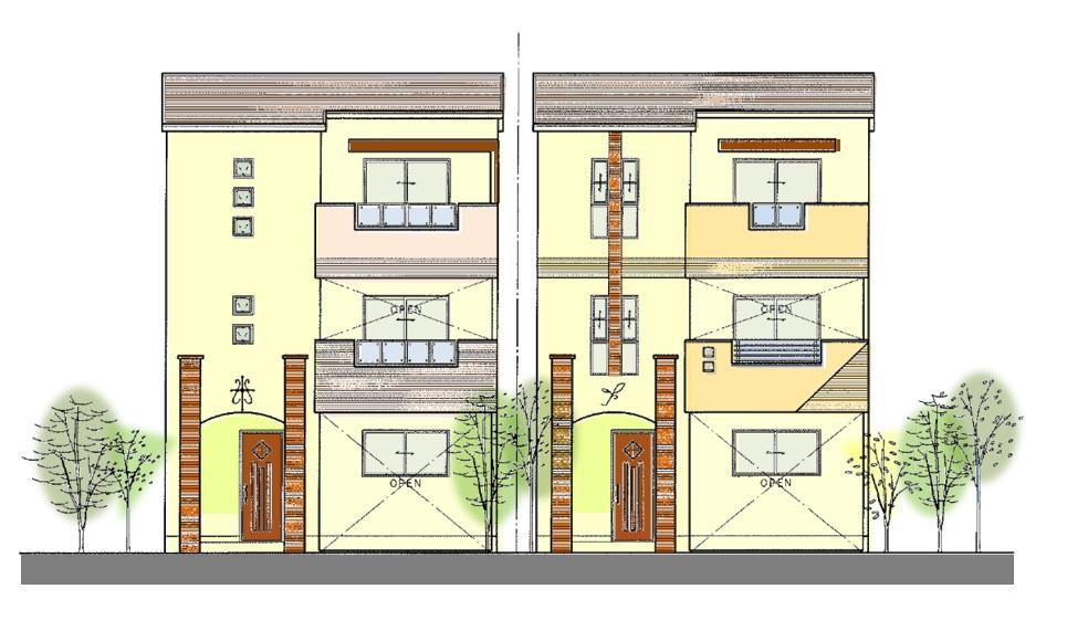 Rendering (appearance). Elevation