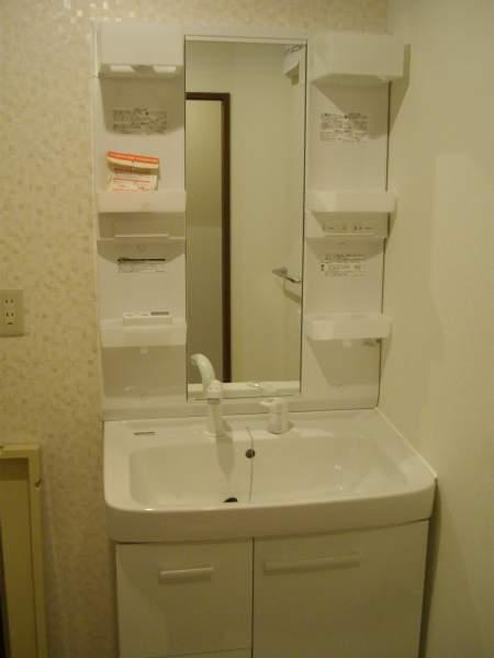 Wash basin, toilet. Wash basin had made