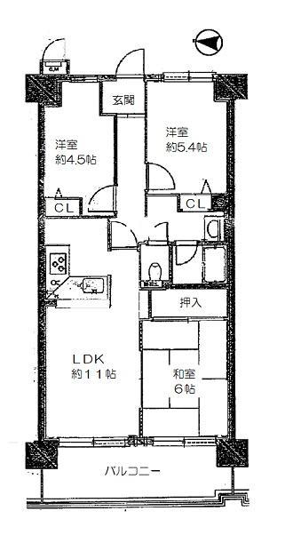 Floor plan. View ・ Day is good!