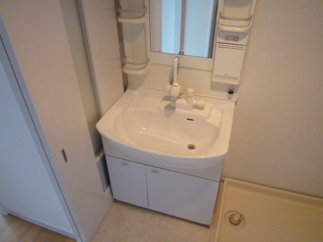 Washroom. Shampoo dresser with