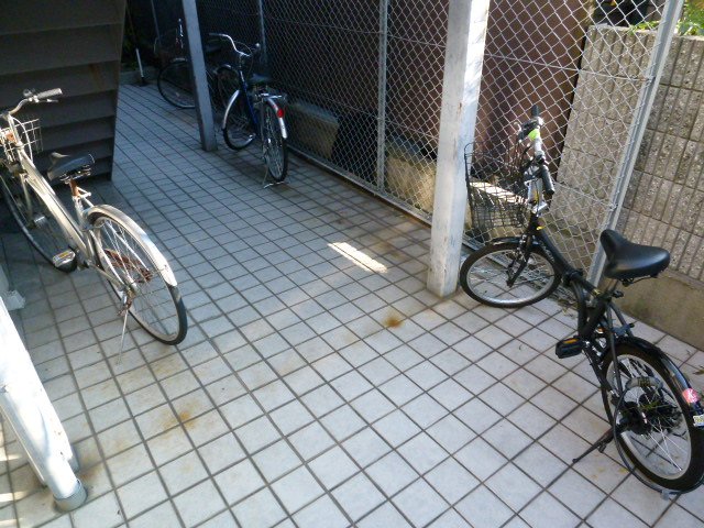 Other common areas. It is a bicycle parking space. 