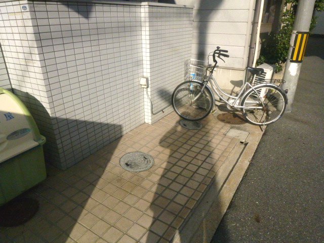 Other common areas. It is a bicycle parking space. 