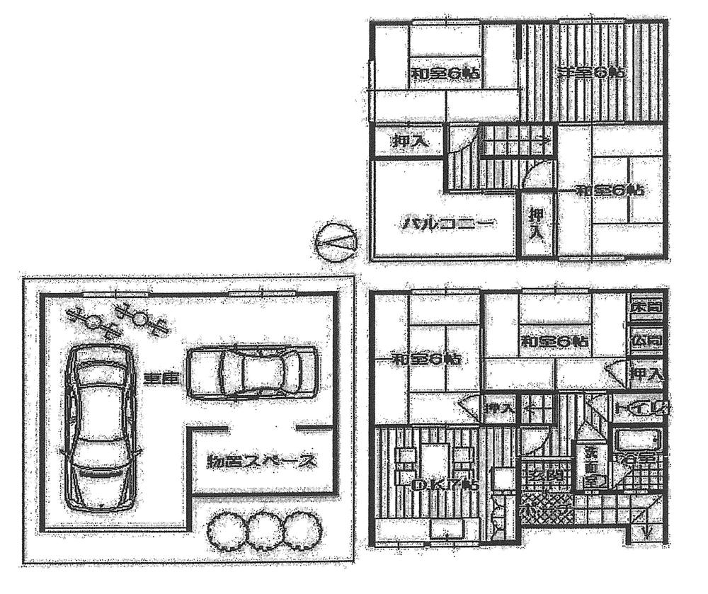 Floor plan. 8.8 million yen, 5DK, Land area 60.62 sq m , Building area 116.64 sq m