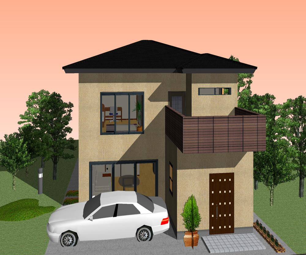 Rendering (appearance). Living a stylish design but also in harmony in the city center of the landscape, More deepen the ties connecting the family.