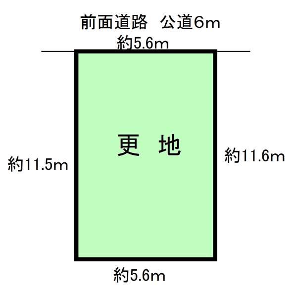 Compartment figure. Land price 13,760,000 yen, Land area 65 sq m