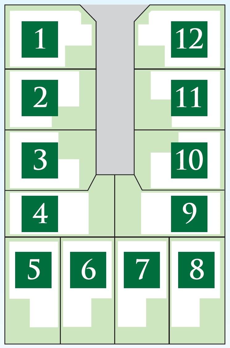 The entire compartment Figure. Front road on the south side of the front road is 6m in the compartment is 4.7m north road is neat compartment despite of about 6.4m.