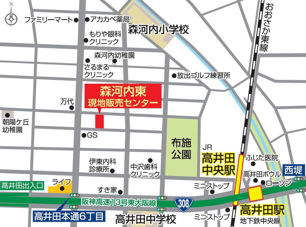 Local guide map