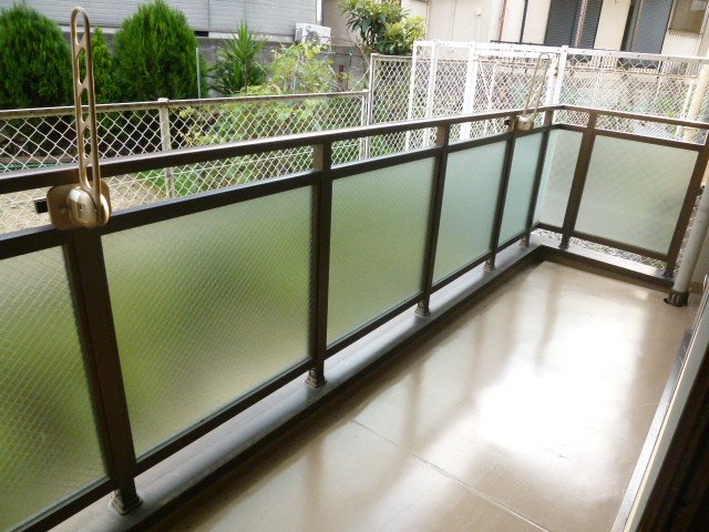 Balcony. It goes out from the dining kitchen also from Japanese-style room to balcony