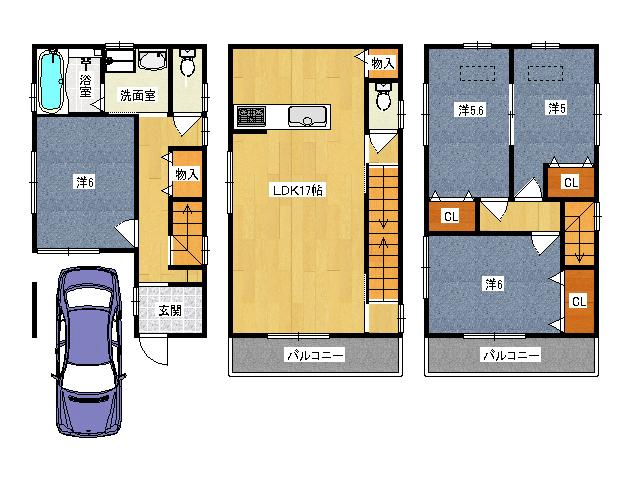 Floor plan. 25,800,000 yen, 4LDK, Land area 60.03 sq m , Building area 97.21 sq m Mato drawings is a schematic view. Local property is the preferred.