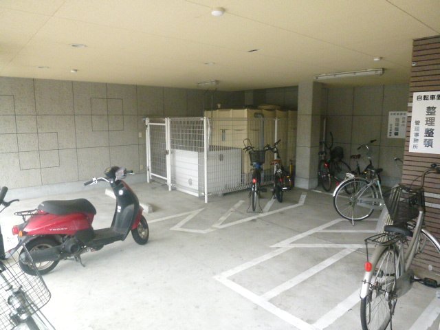 Other common areas. Is a bicycle parking lot.