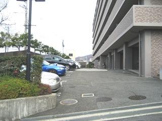 Parking lot. Common areas