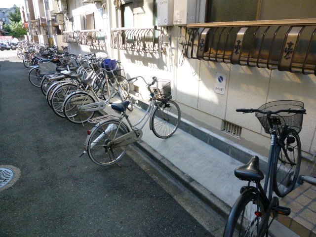 Other common areas. It is a bicycle parking space.