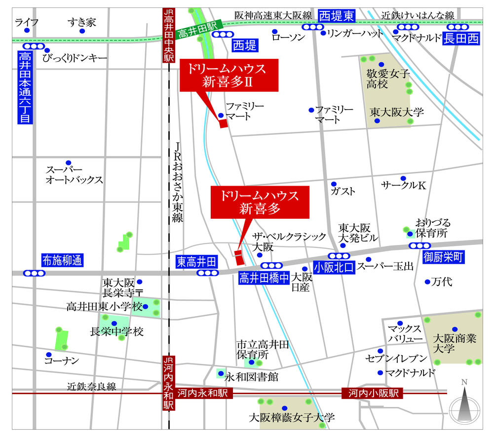 Local guide map