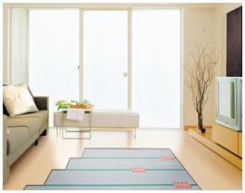 Cooling and heating ・ Air conditioning.  [Gas hot water floor heating "nook"]  The whole room from ○ feet, Warm evenly It warms the entire room in the radiant heat from the floor surface.  The surface of the floor, Because lower by about about 30 degrees than body temperature, It is gentle and comfortable heating in body. In ○ quiet and heating that does not cause the wind to realize air conditioning clean room air, Without winding up the dust, It does not have any blowing noise.  It is also recommended to families with small children.