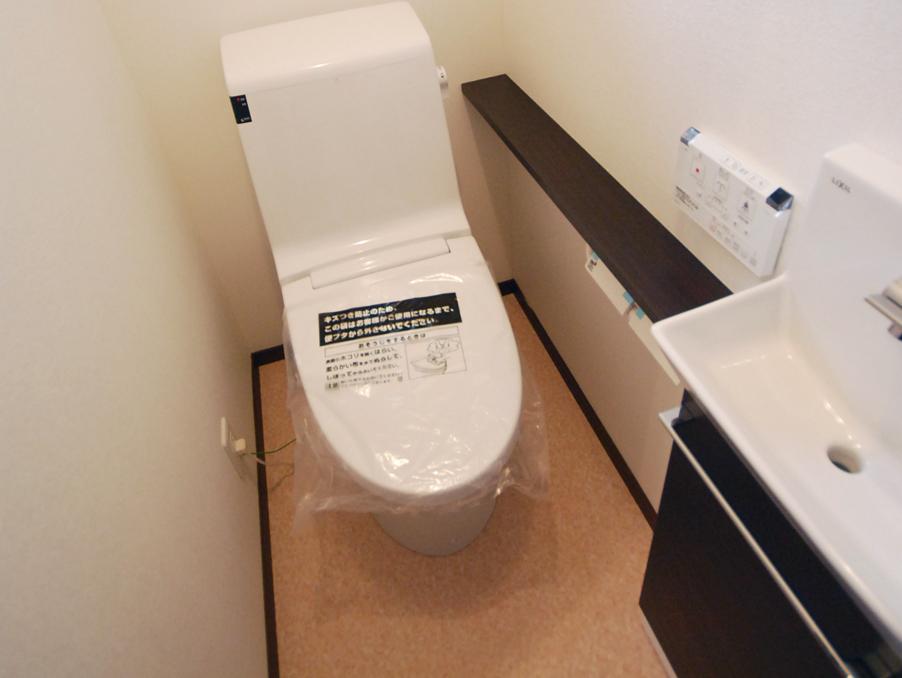 Toilet. Stylish hand-wash with a counter (No. 5 locations)