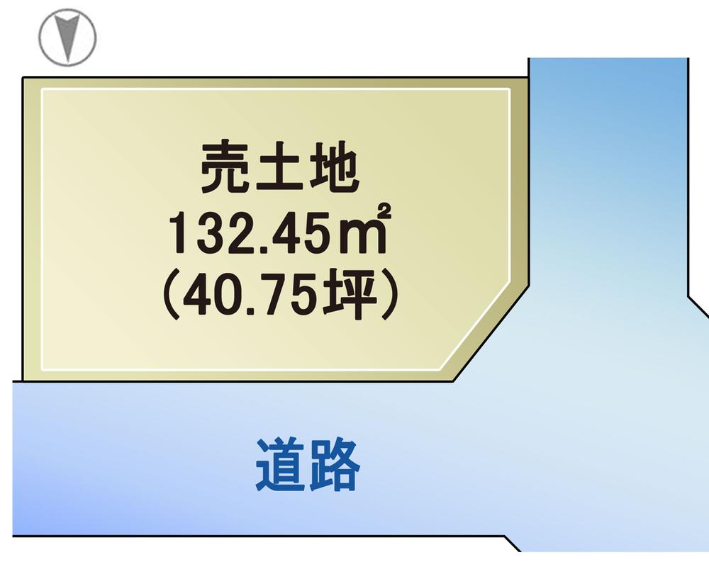 Compartment figure. Land price 15 million yen, Land area 132.45 sq m compartment drawings