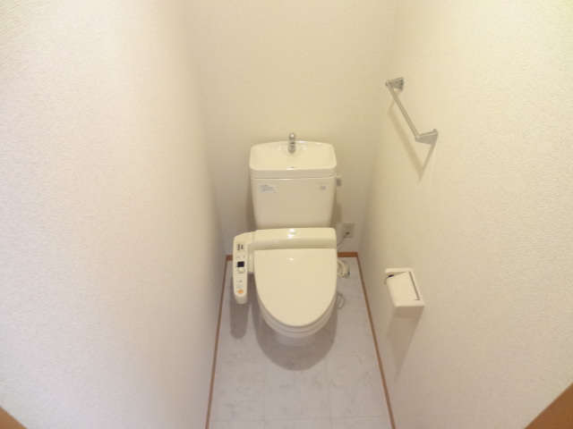 Toilet. Toilet is with a bidet