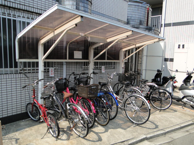 Other common areas. There is also a residents-only Covered bicycle parking