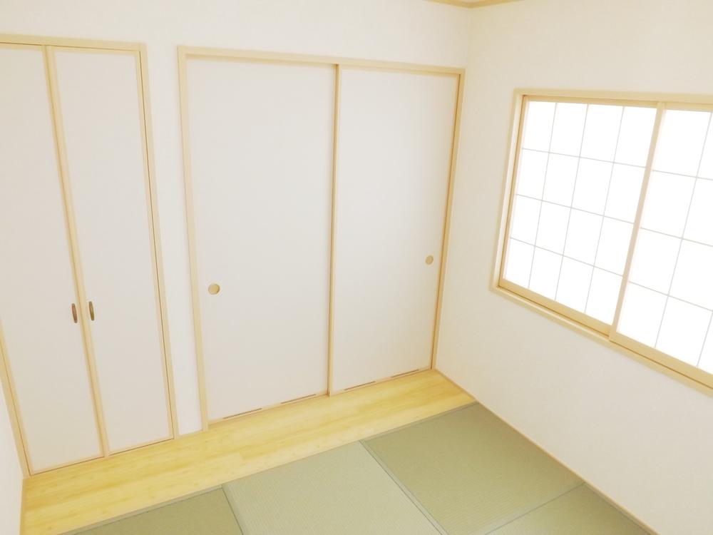 Non-living room. Local photos (Japanese-style) Modern Japanese-style room of Daikabe specification!