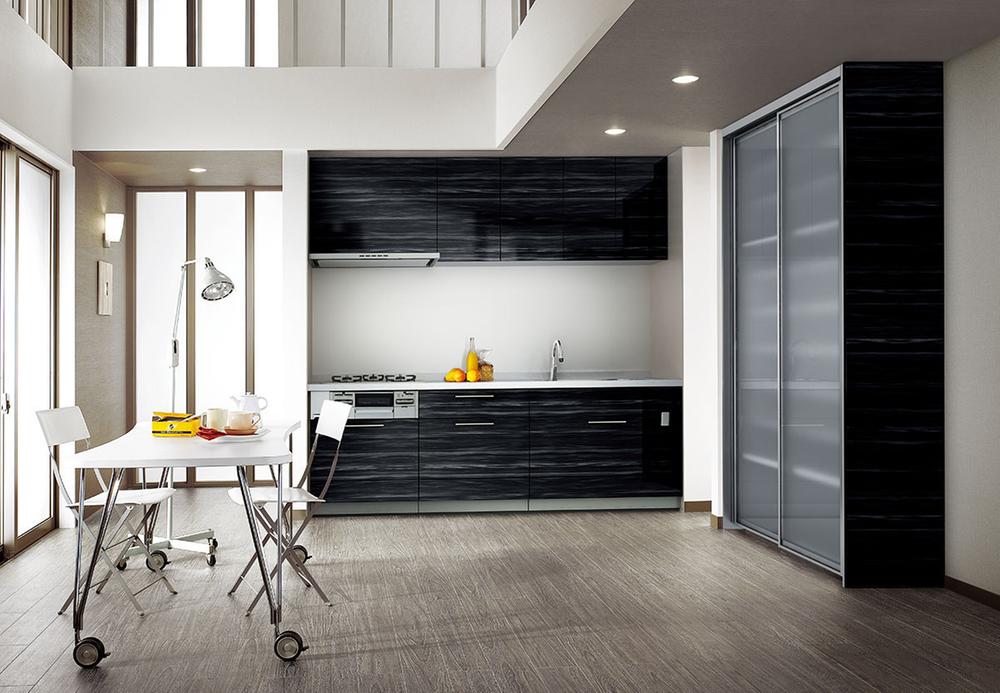 Other Equipment. It adopts the drawer type of storage that can store plenty. Large pot easy to be washed, such as at the center pocket sink, Color variation is also abundant.