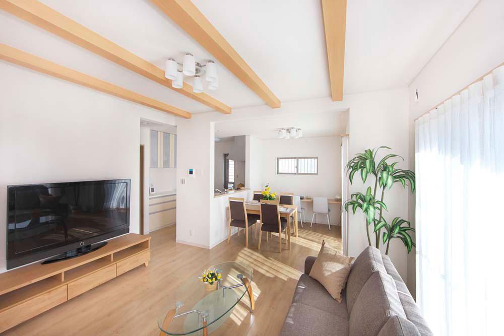 Living. 6th primary selling D No. land model house LDK