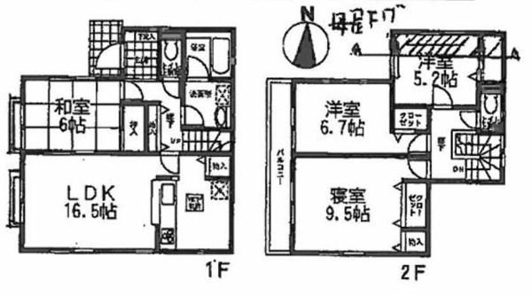 Floor plan. 28,900,000 yen, 4LDK, Land area 131.86 sq m , Building area 102.86 sq m