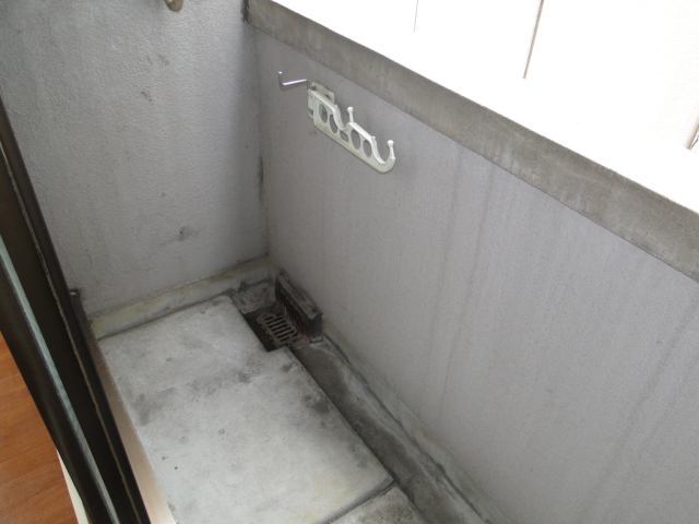 Balcony. Washing machine is put in here ・  ・  ・ 