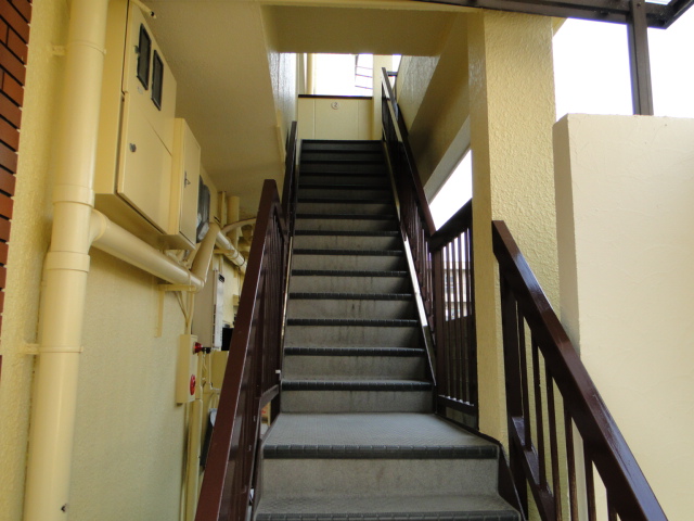 Other common areas. Here from the stairs to the upper floor