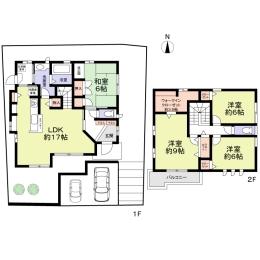 Floor plan. 33,200,000 yen, 4LDK, Land area 162.91 sq m , Building area 115.95 sq m