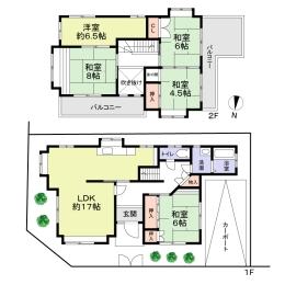 Floor plan. 13 million yen, 5LDK, Land area 100.1 sq m , Building area 103.5 sq m