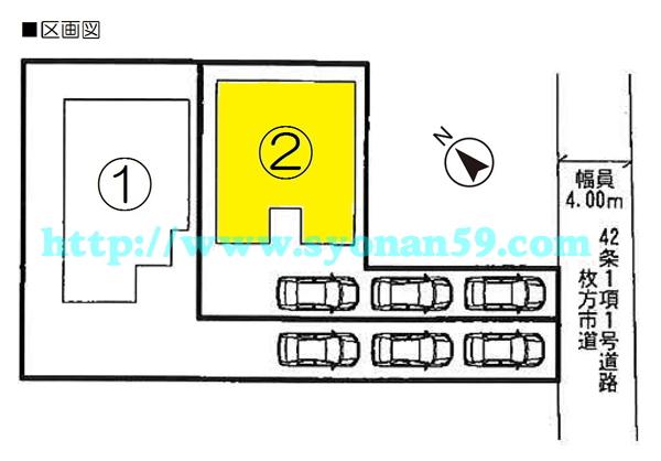 Compartment figure. 33,800,000 yen, 4LDK, Land area 142.96 sq m , Building area 102.68 sq m compartment view