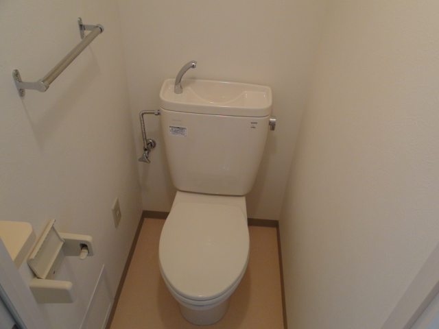 Toilet. Install a hot water cleaning toilet seat to your liking. 
