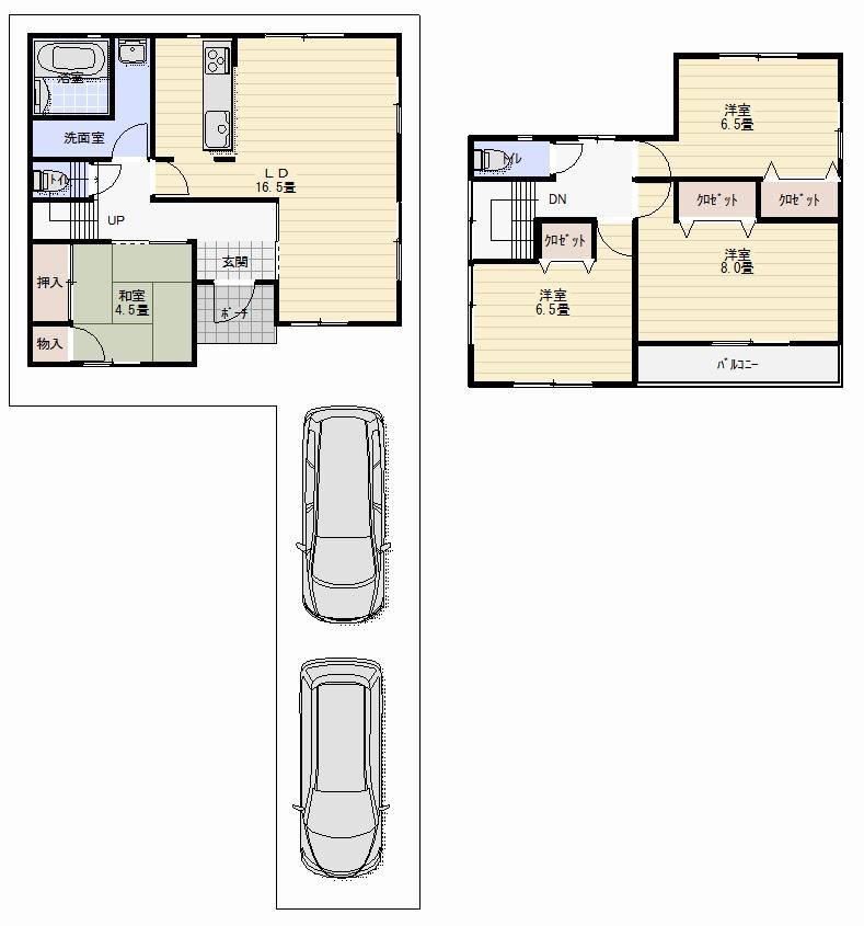 Floor plan. (No. 1 point), Price 23.8 million yen, 4LDK, Land area 128.09 sq m , Building area 98.41 sq m