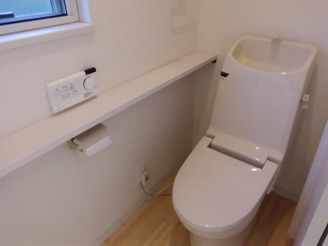 Toilet. Washlet standard adopted function with toilet