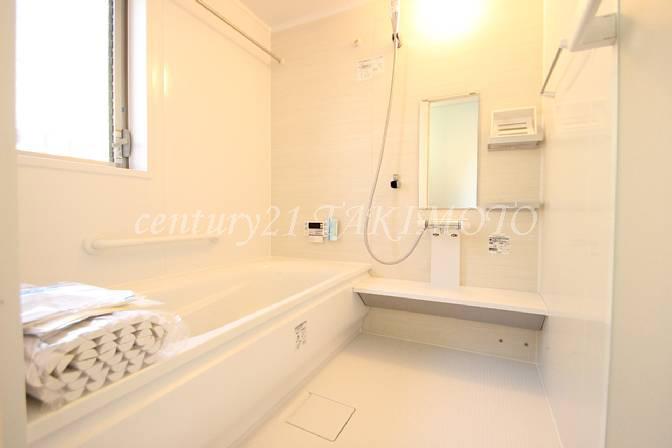 Bathroom. The bathroom has a window.