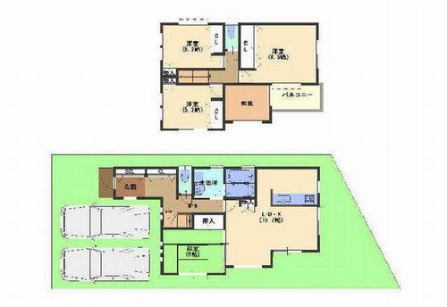 Floor plan. 29,800,000 yen, 4LDK, Land area 118.62 sq m , Building area 98.82 sq m are free design can accommodate. Please tell the floor plan of your choice.