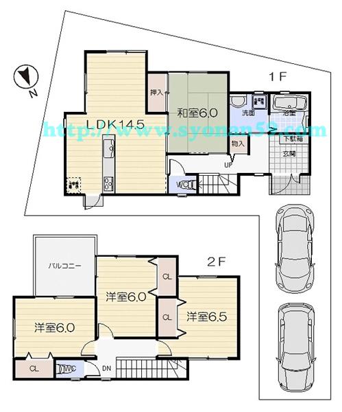 Floor plan. 29,800,000 yen, 4LDK, Land area 158.01 sq m , Building area 95.58 sq m floor plan