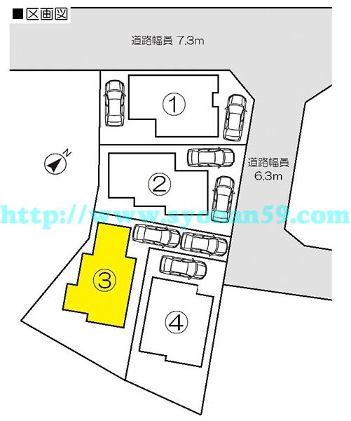 Compartment figure. 29,800,000 yen, 4LDK, Land area 158.01 sq m , Building area 95.58 sq m compartment view