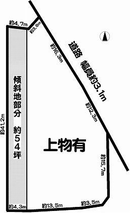 Compartment figure. Land price 52,800,000 yen, Land area 762.93 sq m