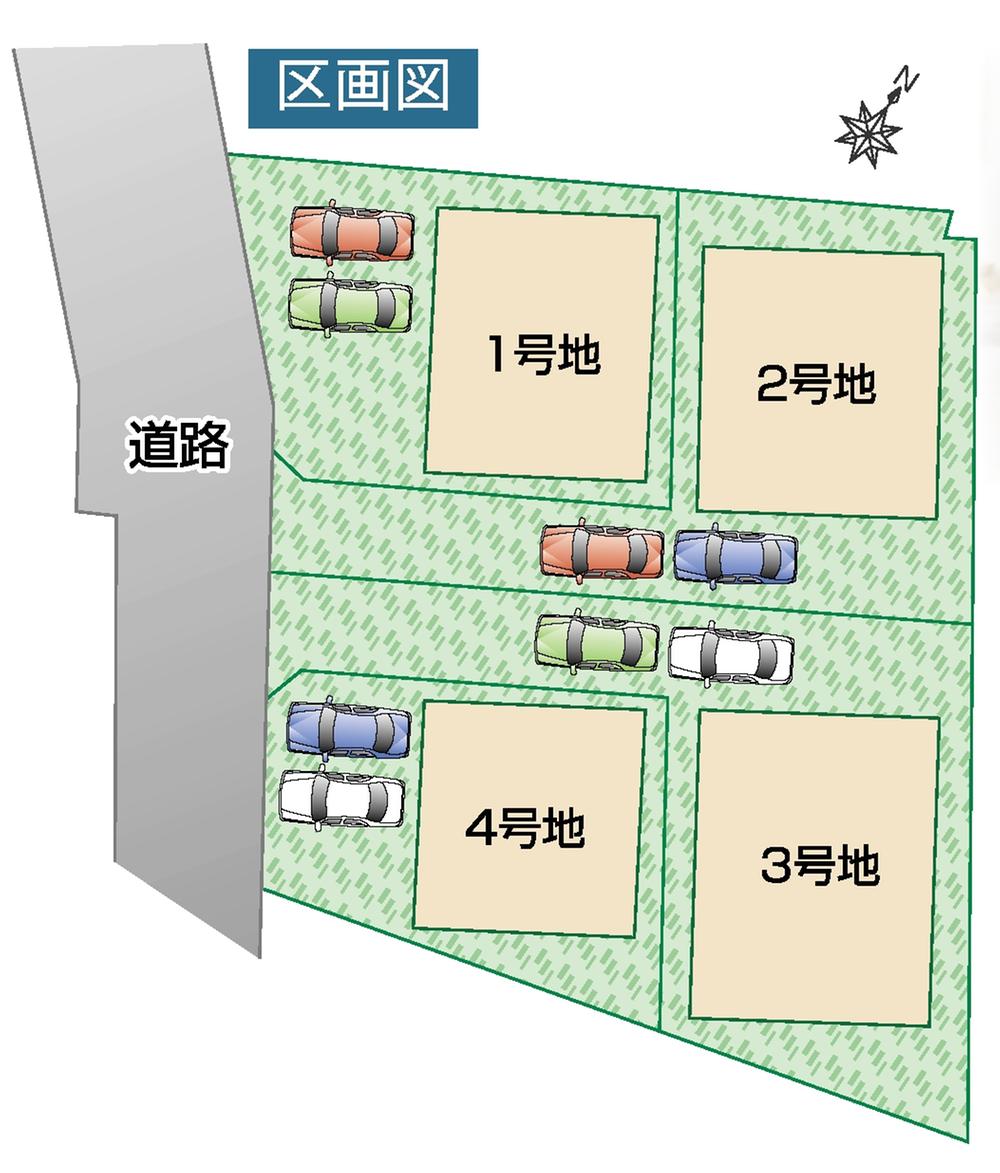 The entire compartment Figure. Land plan view