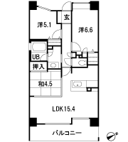 Floor: 3LDK, occupied area: 68.94 sq m, Price: 26.5 million yen
