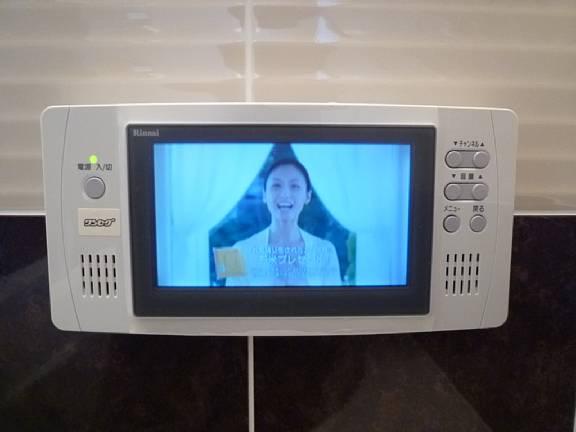 Bathroom. Bathroom TV with!