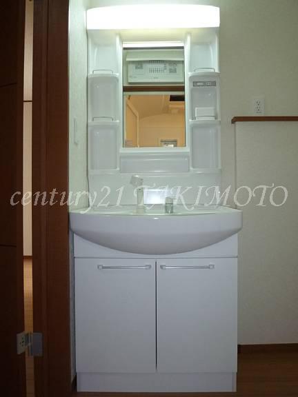 Wash basin, toilet. Storage rich washbasin!