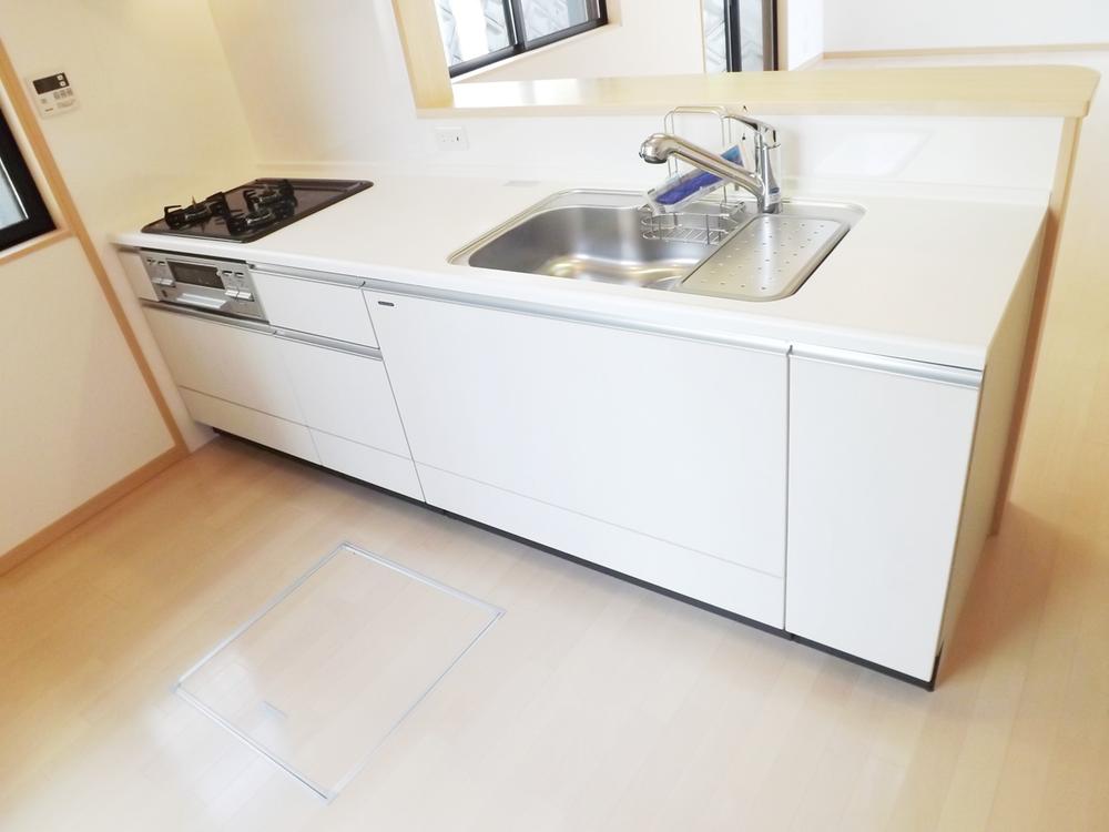 Kitchen. Local photo (kitchen) Slide storage! Water purifier with shower!