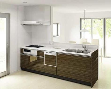 Other Equipment. By placing a dishwasher in the center, The spacious kitchen has secured a cooking space that is, You can also enjoy cooking of whole family. Or household chores along with the children, Such as even children in the cuisine is always in front of the eye, Spread is parent-child conversation and smile, Communication is the kitchen.