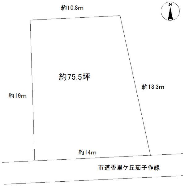 Compartment figure. Land price 31 million yen, Land area 249.58 sq m
